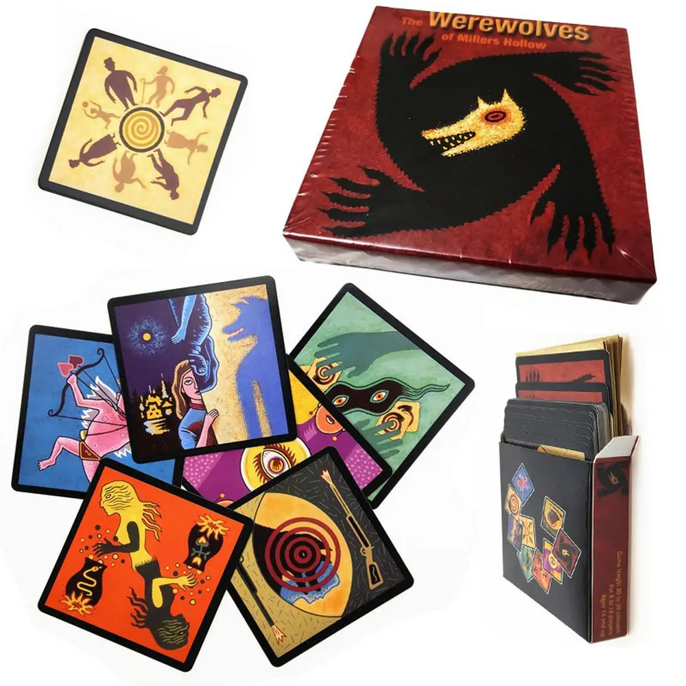 Board Game Werewolf - Permainan Papan Pembunuh Manusia Serigala Kartu