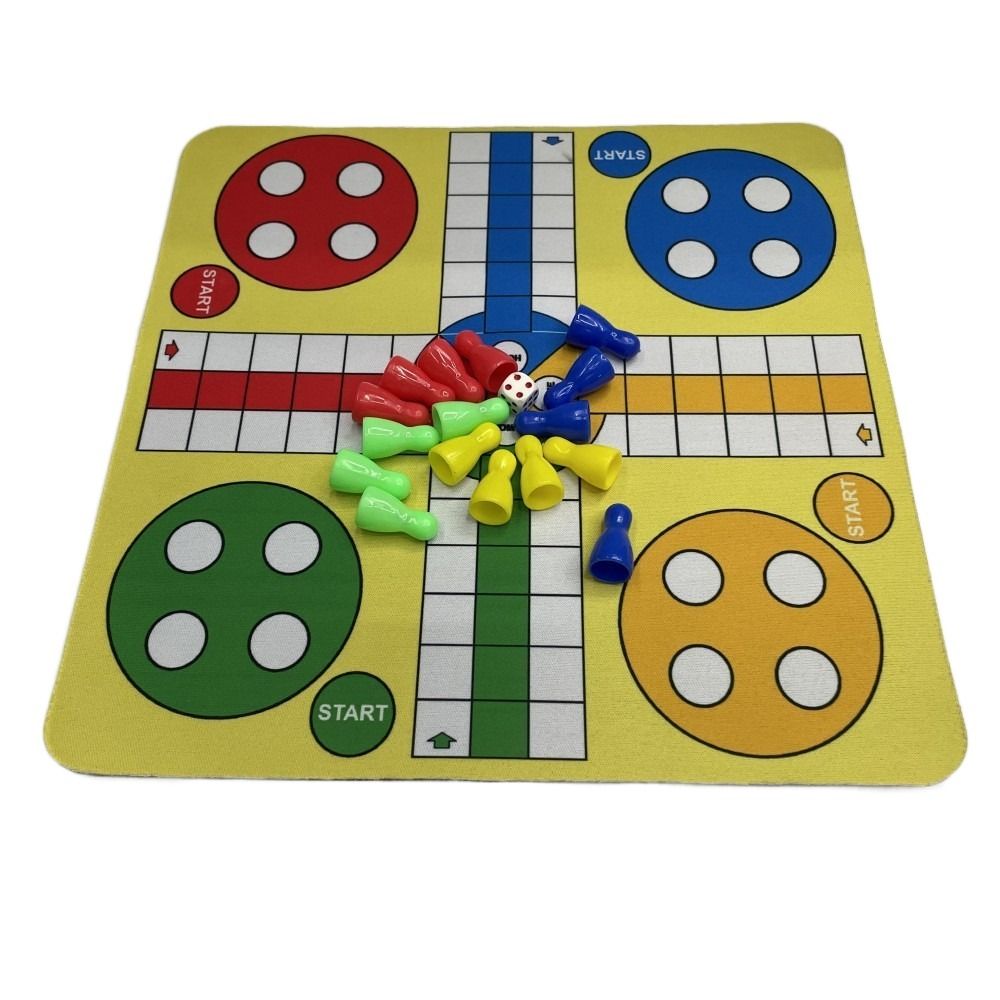 Board Game Ludo - Permainan Catur Lipat Multicolor Ludo Chess