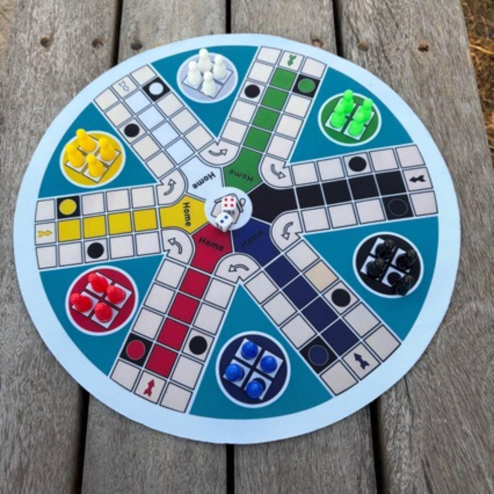 Board Game Ludo - Permainan Catur Lipat untuk Enam Pemain,