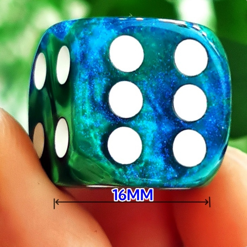 Board Game Ludo - 10 buah Set dadu D6 efek