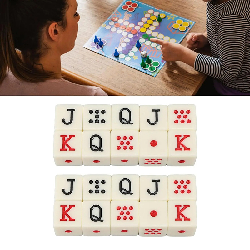 Board Game Ludo - 10 buah/Set 16mm persegi sudut akrilik