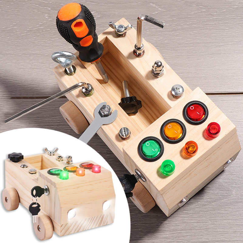 Board Game Review - Mainan Sensorik Papan Sibuk Montessori Kayu