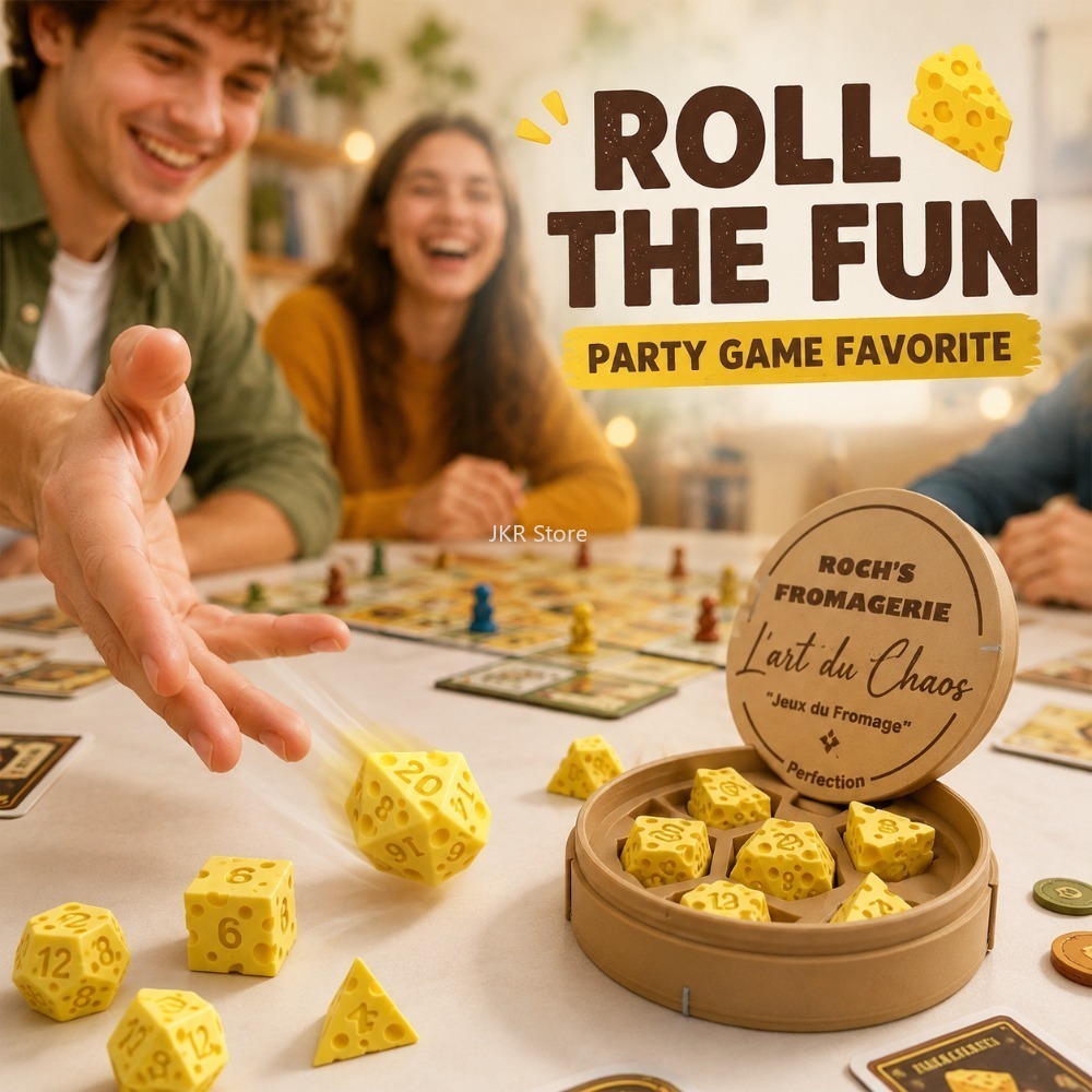 Ornamen Kotak Dadu Keju Tidak  - Board Game Review ulasan dan harga