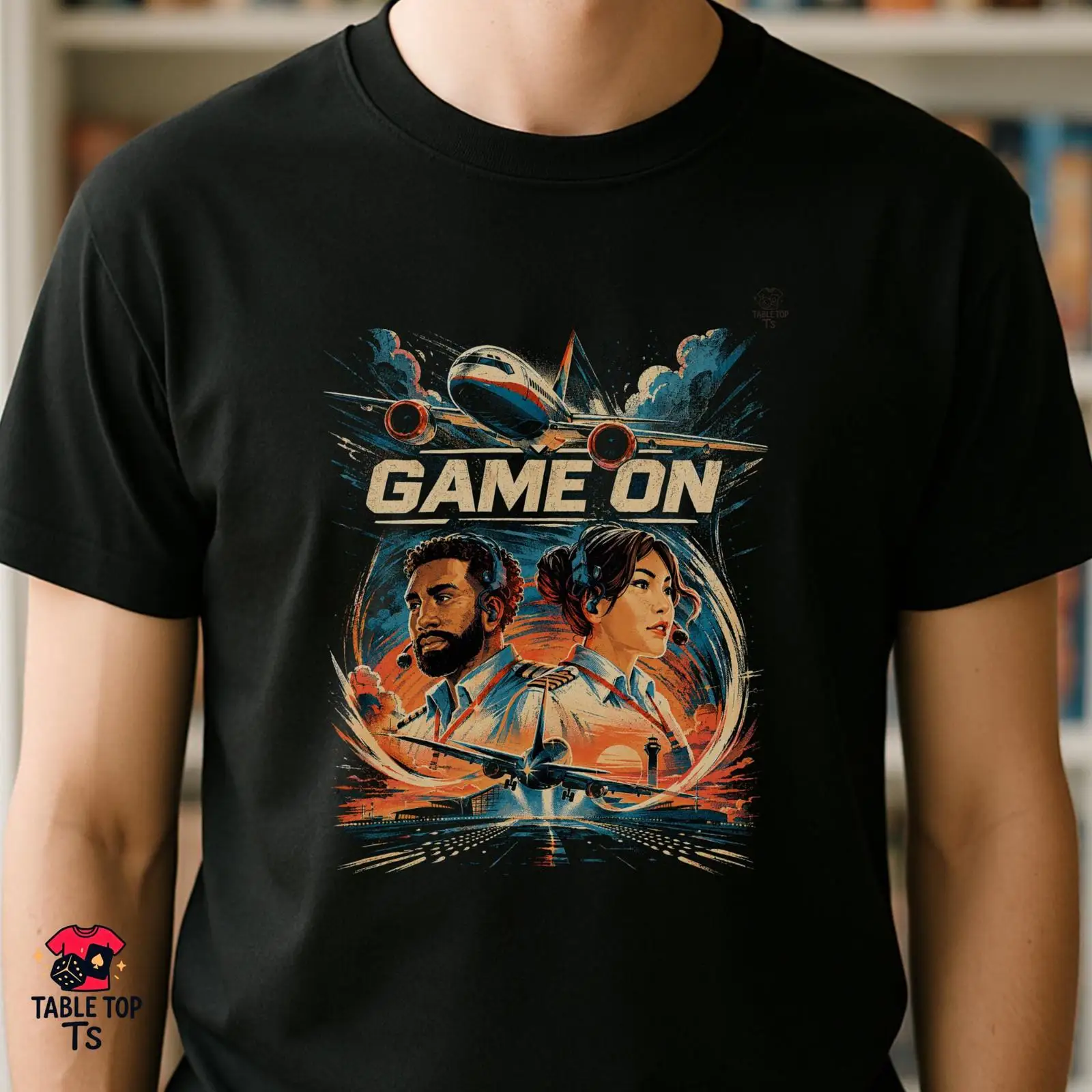 GAME ON T Shirt Sky Team Terin - Board Game Inspiration ulasan dan harga