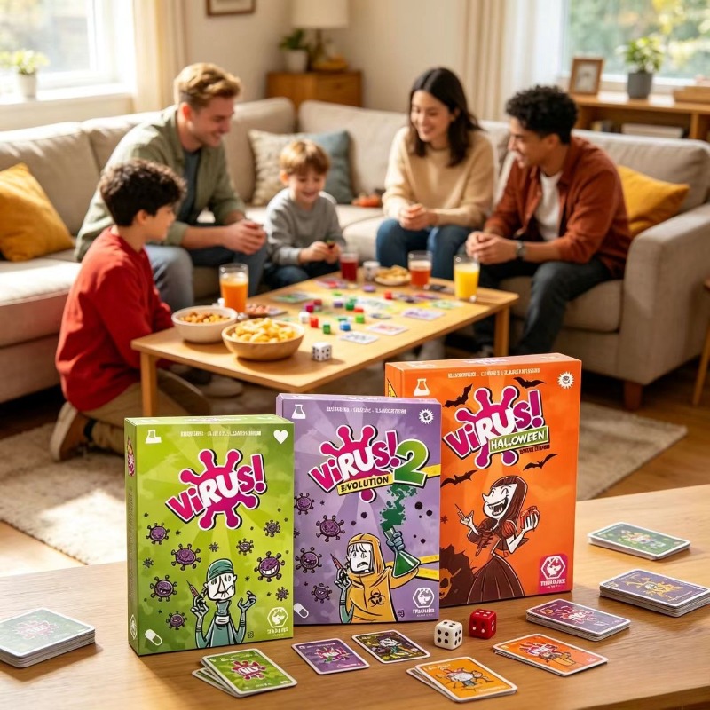 Set Permainan Kartu Strategi K - Board Game Virus ulasan dan harga
