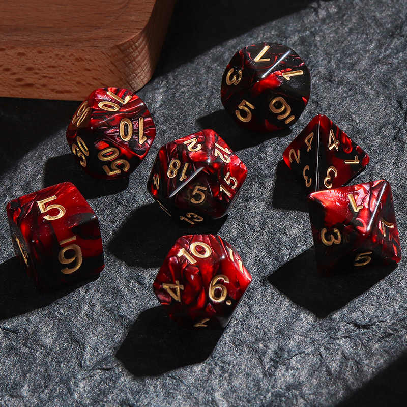Dadu polihedral dua warna mera - Board Game Ludo ulasan dan harga