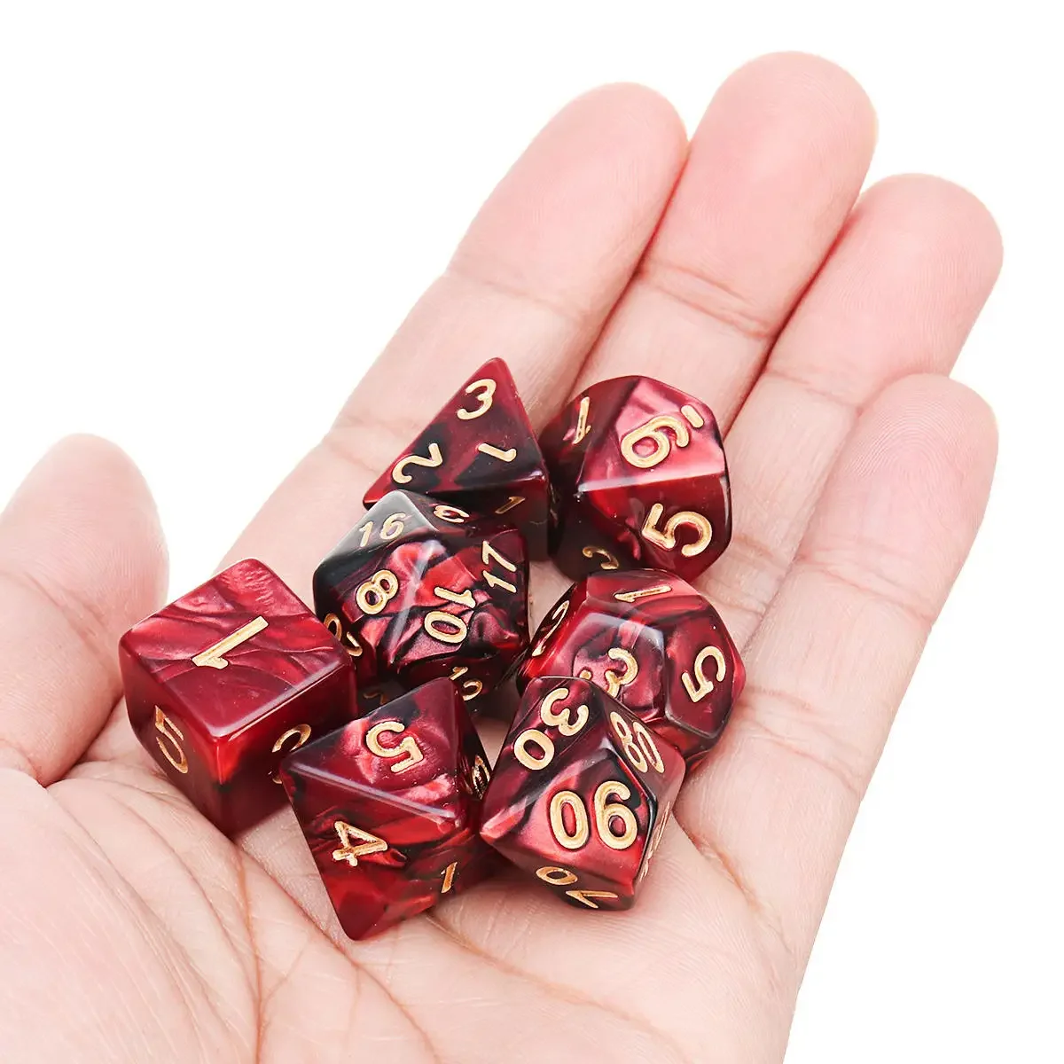 Dadu polihedral dua warna mera - Board Game Ludo ulasan dan harga
