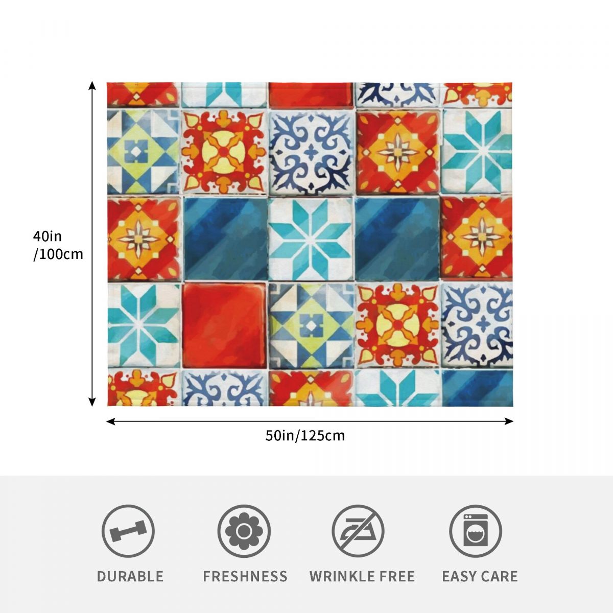 Selimut Lempar Mikrofiber Nyam - Board Game Azul ulasan dan harga