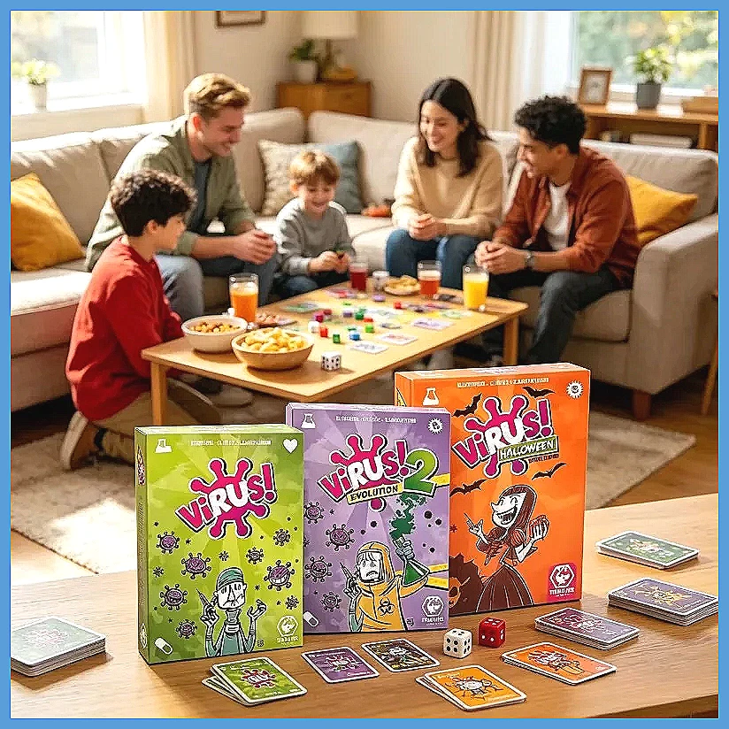 Set Permainan Kartu Strategi K - Board Game Virus ulasan dan harga