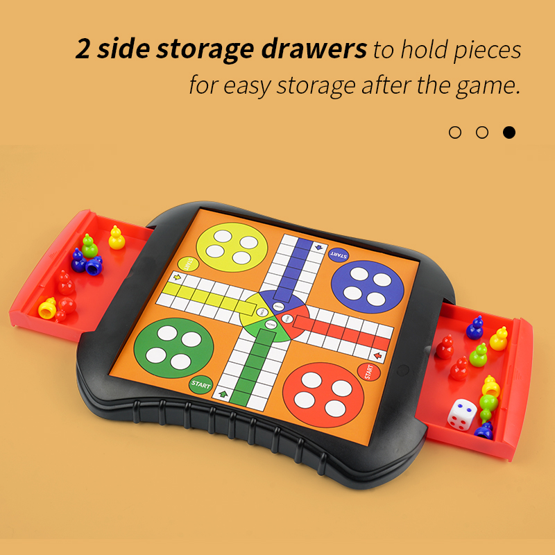 Set Permainan Papan 3-in-1/5-i - Board Game Ludo ulasan dan harga