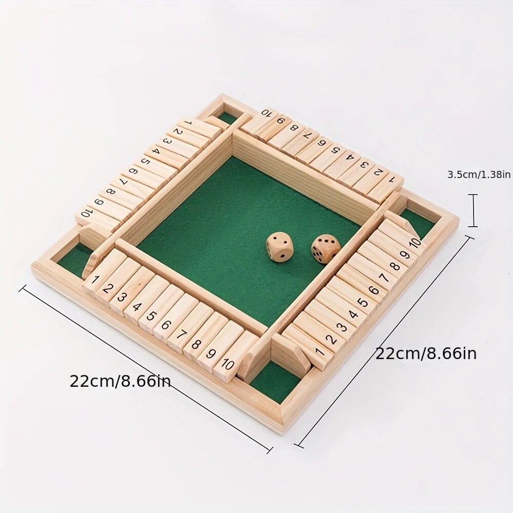 Dadu kayu papan permainan ditu - Board Game Review ulasan dan harga
